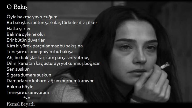 o bakış-şiir